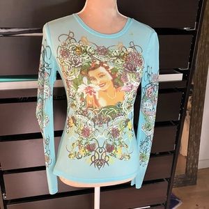 Woman’s sheer blouse